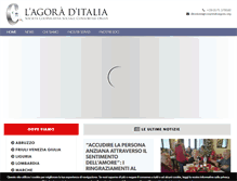 Tablet Screenshot of cooperativagora.org